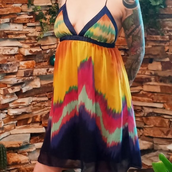 Multicoloured dress - Picture 1 of 4